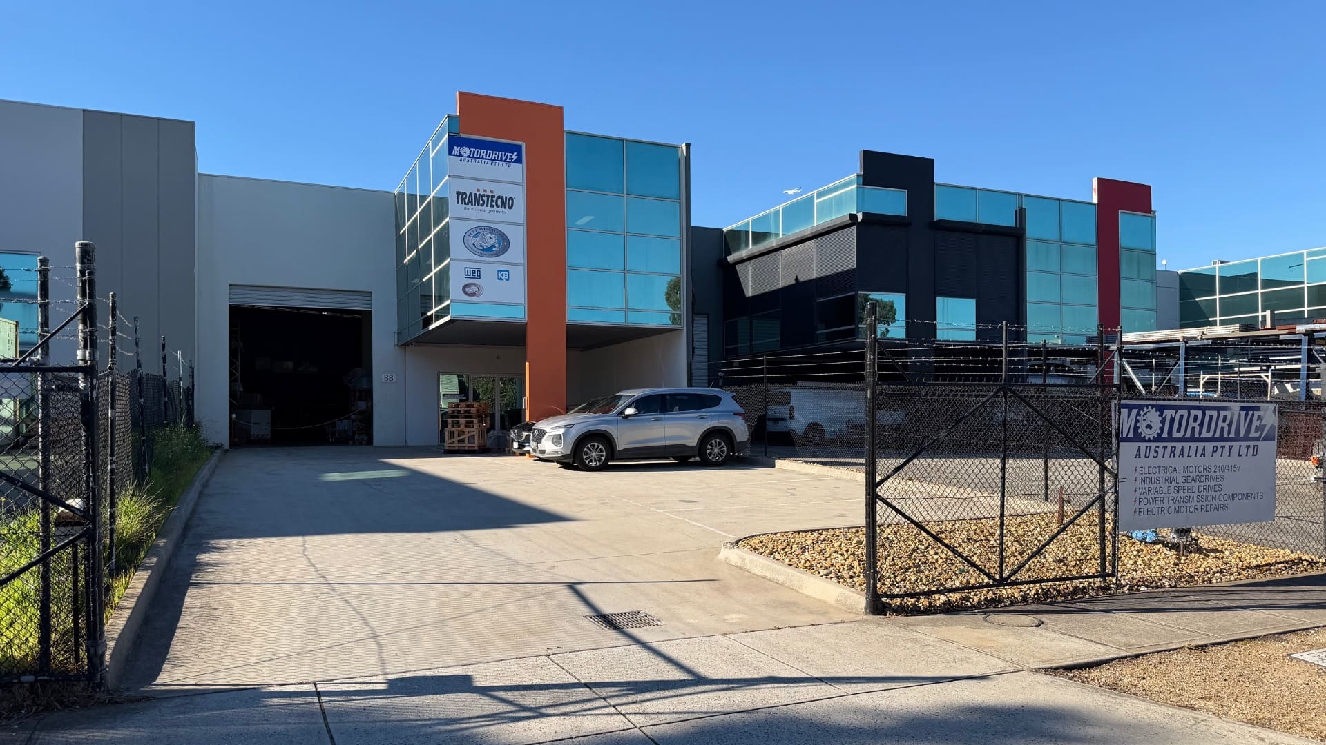 Motordrives Melbourne branch in Sunshine West