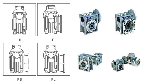 Roller bearings on the worm