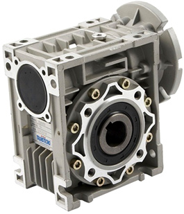 Single and double worm gear reducer